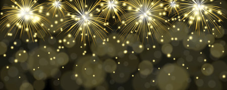 Happy new year, christmas eve abstract background greeting card, holiday concept.のイラスト素材