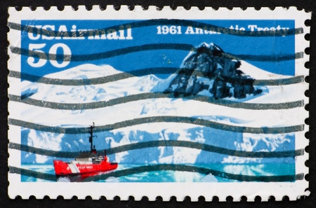 UNITED STATES OF AMERICA - CIRCA 1991: a stamp printed in the United States of America shows...