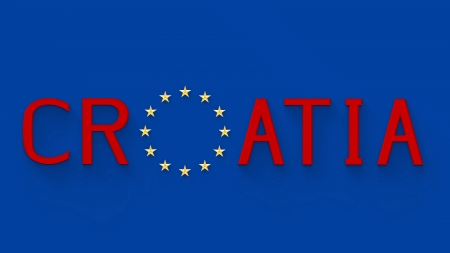 Croatia, member state of the European Unionの写真素材