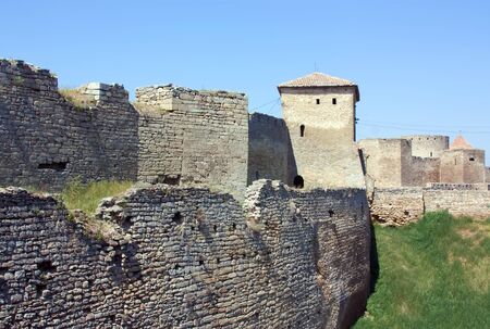 fortress in Bilhorod-Dnistrovskyi is a monument of the 13TH-15th centuries  Is one of the best preserved on the territory of Ukraine のeditorial素材