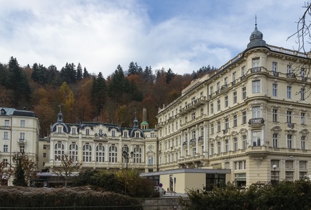 The Grandhotel Pupp is luxury hotel located in Karlovy Vary, Czech Republic.のeditorial素材