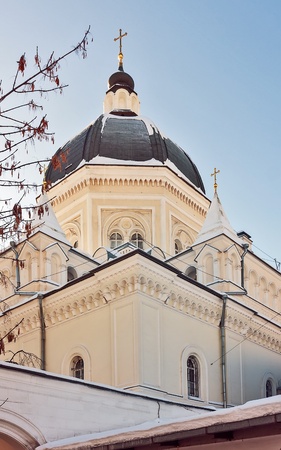 Ivanovsky Convent  is a large stauropegic Russian Orthodox convent in central Moscowの写真素材