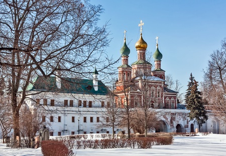 Gate-Church of the Intercession. Novodevichy Convent is probably the best-known cloister of Moscow. 