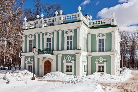 The Italian small house in Kuskovo estate in Moscowのeditorial素材