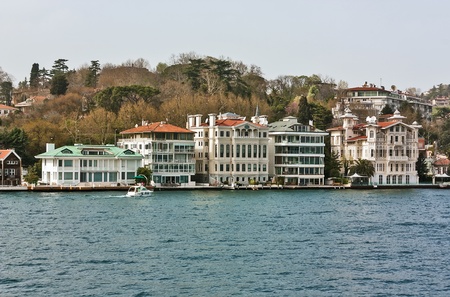 Kind on coast of the Bosphorus strait in Turkeyのeditorial素材