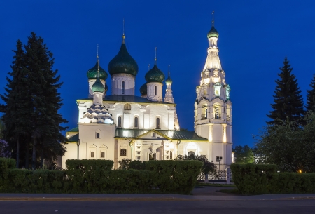 Church of Elijah the Prophet in Yaroslavl, Russiaの写真素材
