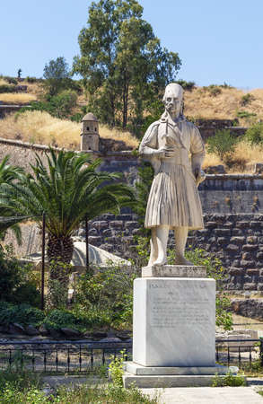monument of Staikos Staikopoulos in Nafplio, Greeceのeditorial素材