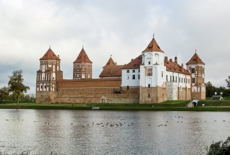 The Mirsky Castle Complex is a UNESCO World Heritage site in Belarus located in the town of Mirのeditorial素材