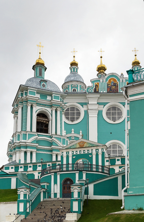 The Cathedral Church of the Assumption, dominating the city of Smolensk from the lofty Cathedral Hill, has been the principal church of the Smolensk bishopric for 800 years.の写真素材