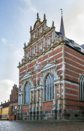 Exterior of Christian IV's Chapel in Roskilde Cathedral, Denmarkの写真素材
