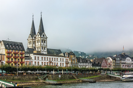 Boppard lies on the upper Middle Rhine, often known as the Rhine Gorge. Germanyのeditorial素材