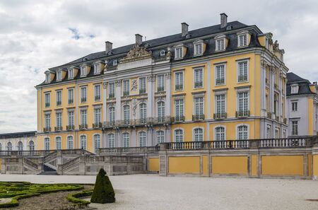Augustusburg Palace was built at the beginning of the 18th century by the Archbishop-Elector of Cologne,Bruhl, Germanyのeditorial素材