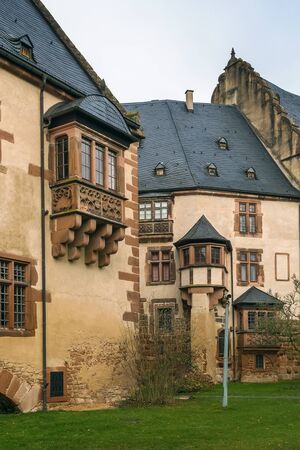 Budingan castle conducts the history since the 12th century, Germanyのeditorial素材