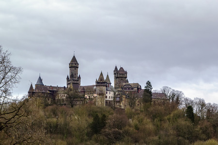 view of Braunfels castle on the hill, Germanyのeditorial素材