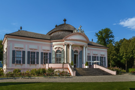 Baroque Pavilion in garden of Melk abbey, Austriaの写真素材