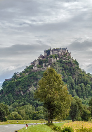 Hochosterwitz Castle is considered to be one of Austria's most impressive medieval castles, Carinthia, Austriaのeditorial素材
