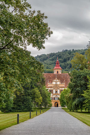 Eggenberg Palace in Graz is the most significant Baroque palace complex in Styria, Austriaのeditorial素材