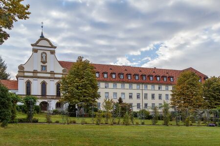 Building of former monastery Kloster Maria Hilf, Buhl, Germanyの写真素材