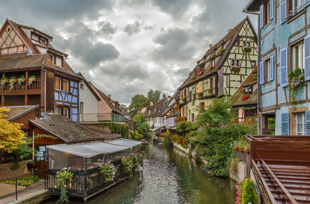 Area little Venice (la Petite Venise) in Colmar, Alsace, Franceの素材 [FY31070282691]