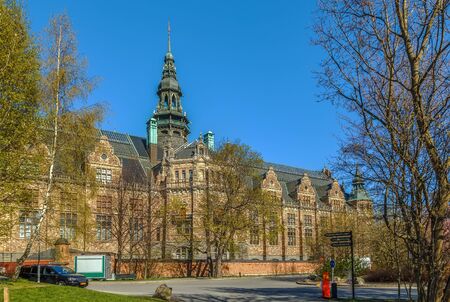 The Nordic Museum is a museum located on Djurgarden island in central Stockholm, Sweden, dedicated to the cultural history and ethnography of Swedenのeditorial素材
