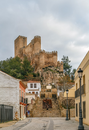 Castle of Almansa is one of the most beautiful and best-preserved castles in Castile-La Mancha, Spainのeditorial素材