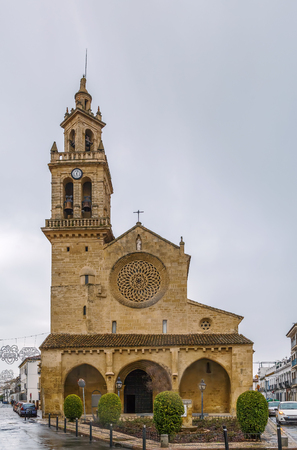 San Lorenzo church in Cordoba, Spain. It was built between around 1244 and 1300, in a transitional style between Romanesque and Gothic architecture.のeditorial素材