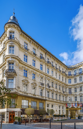 The Grandhotel Pupp is luxury hotel located in Karlovy Vary, Czech Republic.のeditorial素材