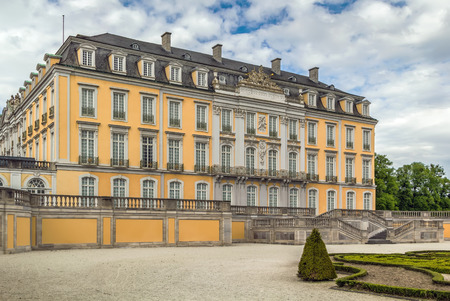 Augustusburg Palace was built at the beginning of the 18th century by the Archbishop-Elector of Cologne, Bruhl, Germanyのeditorial素材