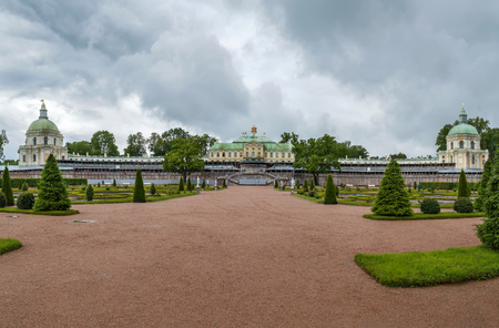 Grand Menshikov Palace was built from 1710 to 1727 in  Oranienbaum, Russiaのeditorial素材