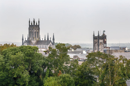 View of St Maryâs is the cathedral church of the Roman Catholic Diocese of Ossory.の写真素材