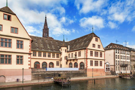 Renaissance building of the former slaughterhouse (Grande boucherie) in Starasbourg, Franceのeditorial素材