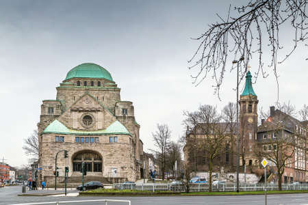 Old Synagogue is a cultural meeting center and memorial in the city of Essen in Germanyの写真素材