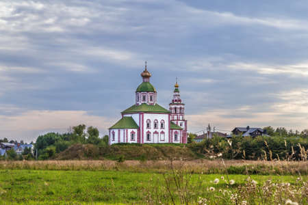 Landscape with Church of Elijah the Prophet in Suzdal, Russia