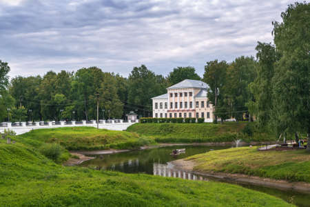 Building of the former city council in Uglich Kremlin, Russiaの写真素材