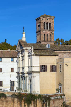The Basilica of St. Bartholomew on the Island is a titular minor basilica, located in Rome, Italyの写真素材