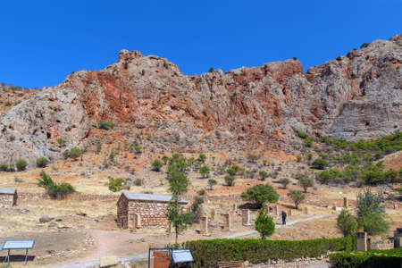Territory of Noravank monastery with Khachkars, Armeniaの写真素材