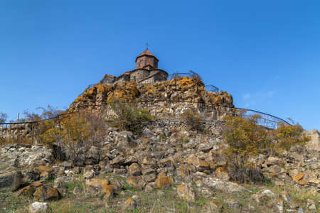 Hayravank is a 9th to 12th century Armenian monastery located along the southwest shores of Lake Sevan, Armeniaの写真素材