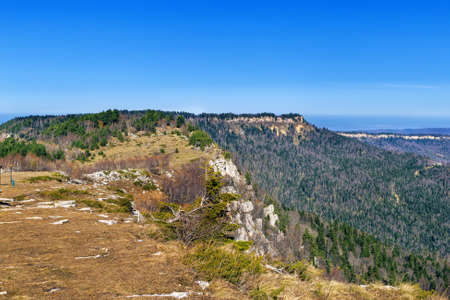 Landscape on Lago-Naki Plateau, Adygea, Russiaの写真素材