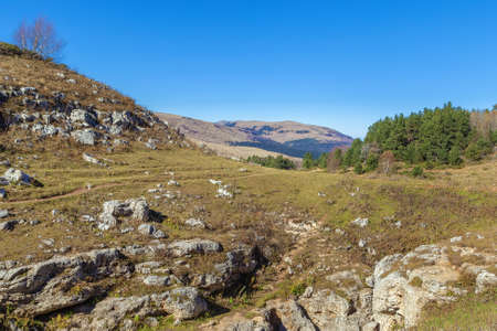 Landscape on Lago-Naki Plateau, Adygea, Russiaの写真素材
