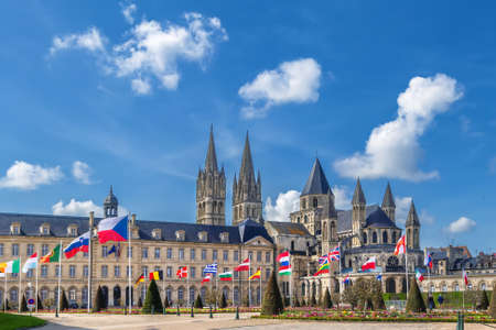 The Abbey of Saint-Etienne is a former Benedictine monastery in the French city of Caen, Normandyの写真素材