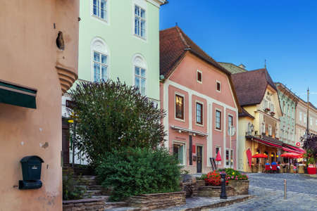 Street in Melk historical center, Austriaのeditorial素材