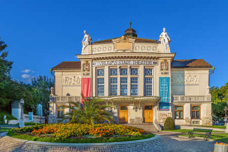 Stadttheater Klagenfurt is a theater in Klagenfurt, Austria. It was designed by the Viennese architecture office Fellner & Helmer, and completed in 1910, Austriaのeditorial素材