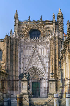 Seville Cathedral is a Roman Catholic cathedral in Seville, Andalusia, Spain.の写真素材