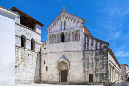 Church of St. Chrysogonus is a Roman Catholic church located in Zadar, Croatiaの写真素材