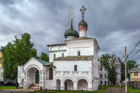 Church of the Nativity of Christ in Yaroslavl, Russiaの写真素材