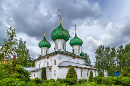 Church of St. Nicholas the Wonderworker in Melenki in Yaroslavl, Russiaの写真素材
