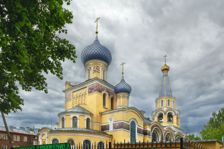 Church of St. John the Faster in Yaroslavl city, Russiaの写真素材