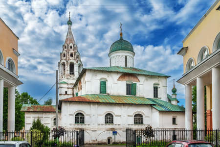 Church of Nikola Nadein in Yaroslavl city center, Russiaの写真素材