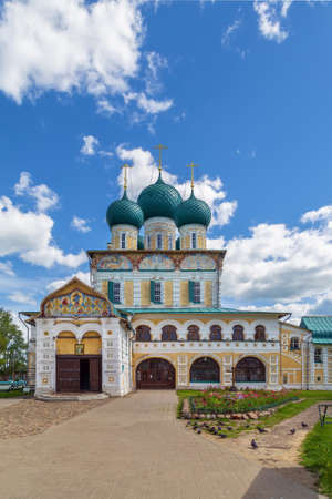 Resurrection Cathedral in Tutayev is monument of church architecture of the second half of the XVII century, Russiaの写真素材