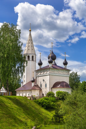 Church of the Resurrection of Christ in Vyatskoe village, Russiaの写真素材